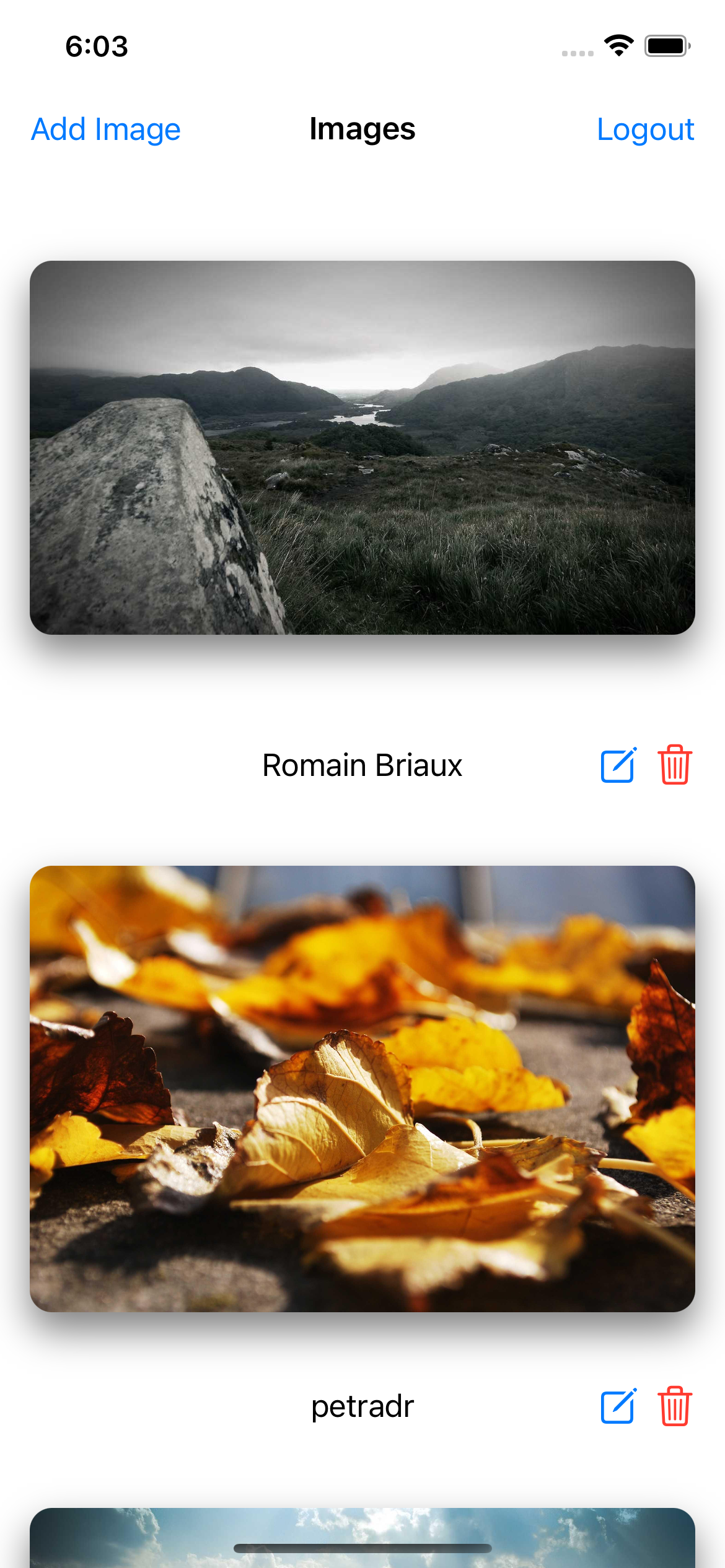 App Screen
